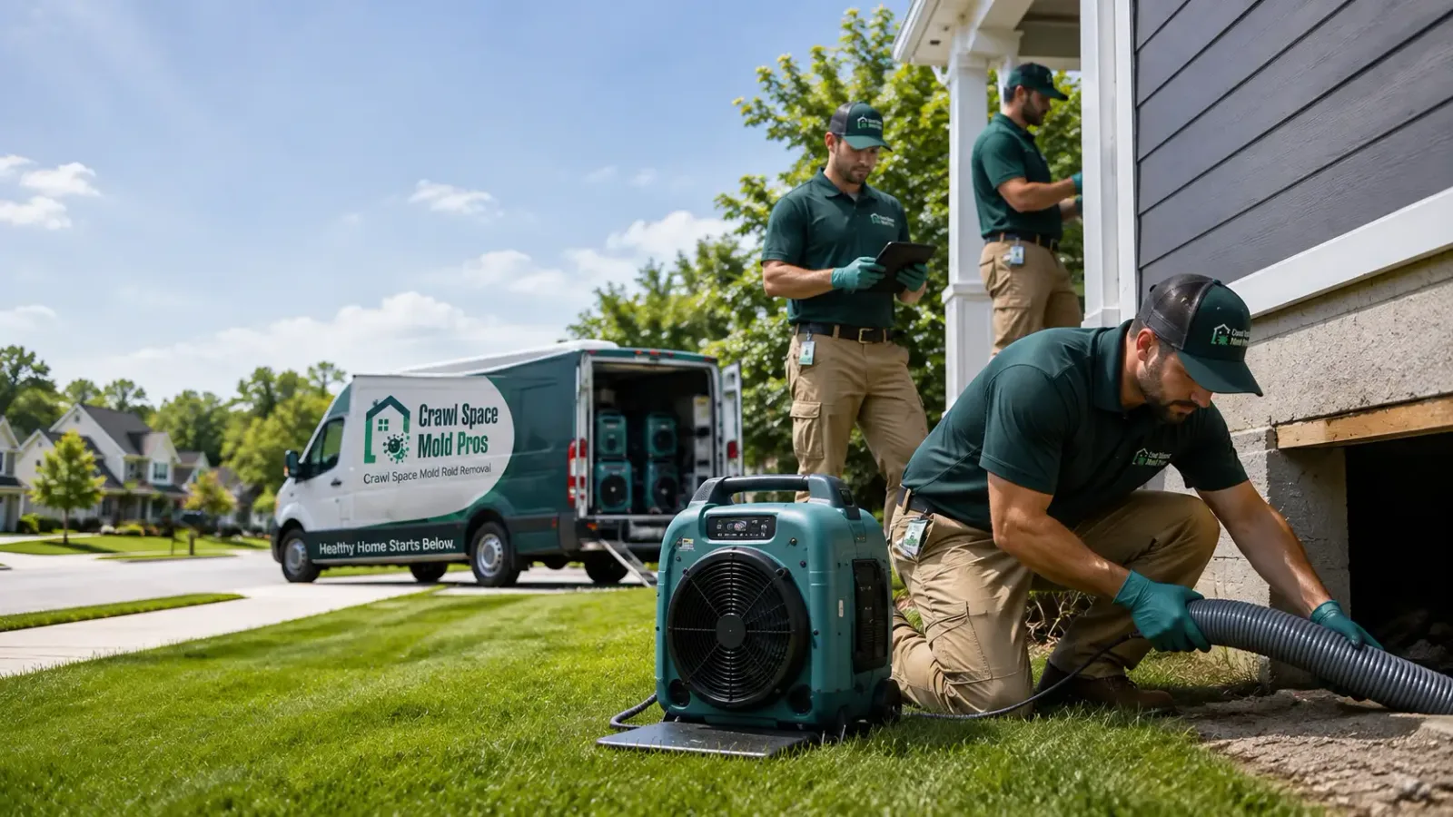 Crawl Space Mold Removal in Candia, NH